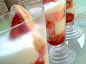 Verrines express yaourt fraises