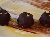 Rochers "semi-liquides" chocolat noir/sésame/orange/yuzu