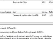 iTunes mise jour 10.2