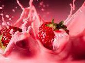 milkshake fraise bout lèvres