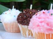Bougies gourmandes forme glaces cupcakes