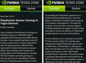 PlayStation Suite compatible Tegra