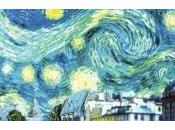 Gogh s’invite l’affiche prochain film Woody Allen Minuit Paris