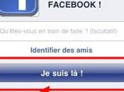 Facebook: faites check-in lorsque vous assistez événement [iPhone]