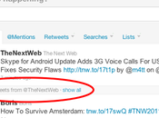 Masquer twitts poutreurs timeline