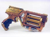 pistolet Nerf Maverick façon steampunk