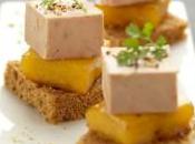 Amuse-bouche foie gras mangue caramélisée