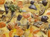 Clafoutis d’aubergines carottes curry