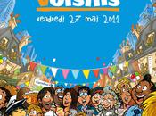 fête voisins: Recevez gratuitement ballons t-shirts.