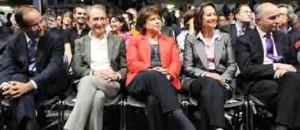 Parti Socialiste Aubry fait l’unanimité pour projet 2012 France
