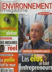 Portrait d'Arnaud Gossement dans Environnement Magazine