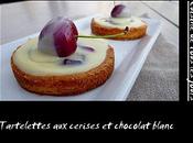 Tartelettes cerises chocolat blanc