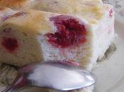 Gâteau fromage blanc framboises