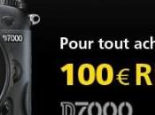 Nikon rembourse 100€ l’achat D7000