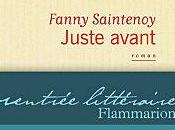 Juste avant Fanny Saintenoy