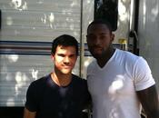 Pics Taylor Lautner with Steve Smith