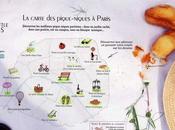 Pariisin piknik-kartta pique-niquer Paris