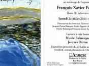 Vernissage l’Exposition François-Xavier FAGNIEZ Livres Peintures