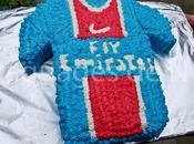 Gâteau maillot foot