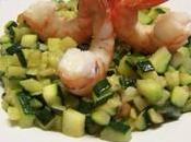 Gambas courgettes