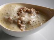 "Risotto" crémeux sarrasin champignons, écume noisette (sans gluten)