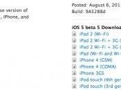 Apple rendu disponible téléchargement bêta
