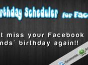 Programmer date message vœux anniversaires amis Facebook [Android App]