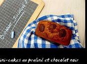 Minicakes praliné chocolat noir