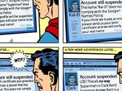 Superman frotte Google+