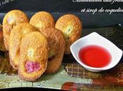 Madeleines framboises sirop coquelicot