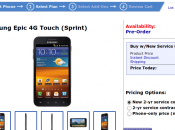 dernier Samsung Epic Touch disponible pré-commande