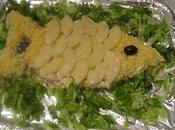 Salade sous forme poisson