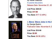 préventes biographie Steve Jobs augmentent 41800%