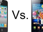 Comparaison Galaxy (Samsung) contre l’iPhone (Apple)