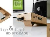 BytePac boitiers carton pour disques durs