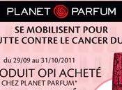 Planet Parfum mobilisent contre cancer sein