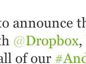 partenariat entre Dropbox