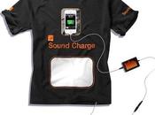 Sound Charge d’Orange tshirt recharge votre téléphone
