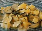 Blanquette pommes terre courgettes