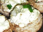 Champignons farcis fromage fines herbes
