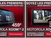 prix pour tablettes Xoom Motorola