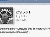 iOS5.0.1 disponible téléchargement...