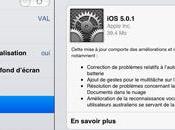 5.0.1 disponible première mise jour