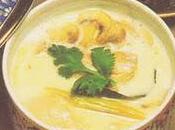 recette Noix coco (recette thaïlandaise) Soupe poulet parfumée citronnelle galanga