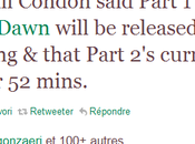 durée pour seconde partie Breaking Dawn