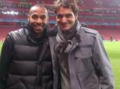 Roger Federer avec Henry pour assister match d’Arsenal
