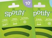 Spotify lance aussi cartes cadeaux