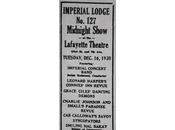 décembre 1930 Calloway Savoy Syncopators Lafayette Theatre