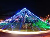 ville Schoelcher (Martinique), sous illuminations.