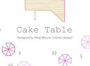 Cake Table Kenji Mizuno pour Mizmiz Design